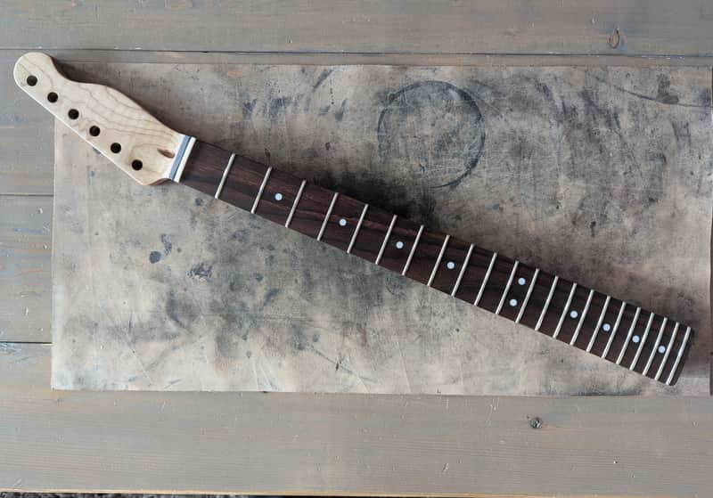 Roasted AAA Flame Maple Telecaster Tele Neck image 1