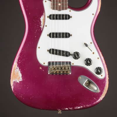Fender Masterbuilt Andy Hicks 1960 Stratocaster Ruby Star Red Metallic Heavy Relic (USED, 2025) image 1