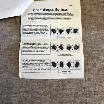 Fulltone Choralflange Chorus/Flanger Pedal image 12