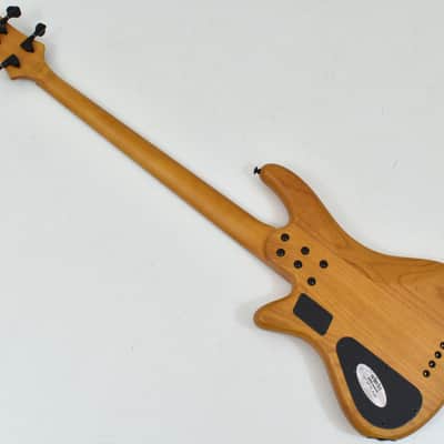 Schecter Session Stiletto-4 Electric Bass Aged Natural Satin B-Stock image 5