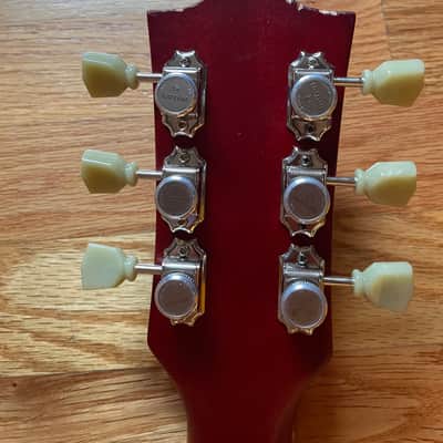 Unbranded Single Cutaway Heavily Aged Guitar Chibson w/Upgrades image 7