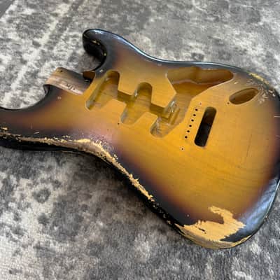 Relic 1 PIECE ASH MJT Stratocaster Body only 3 lbs 8 oz fits Fender image 10