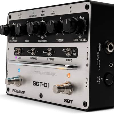 Ampeg SGT-DI Dual-Voice Preamp Compressor and DI Pedal image 2