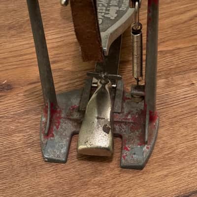 Ludwig Universal Speed Master Bass Drum Pedal Made in USA Vintage Red Base image 5