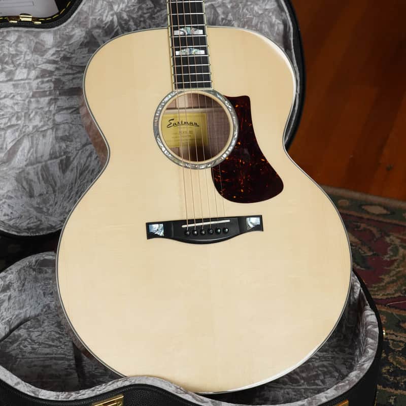 (Used) Eastman AC630-BD Engelmann Spruce/Flamed Maple Blonde Jumbo Acoustic Guitar #7984 image 1