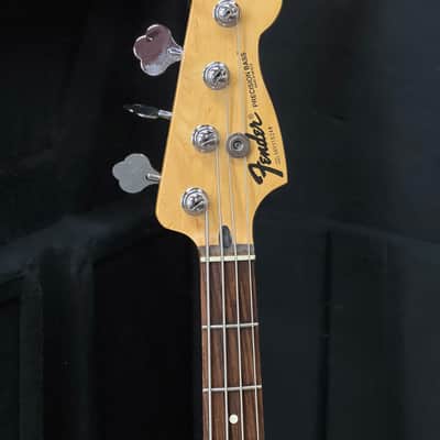 1995 Fender P-Bass - Black Label - MIM - Red image 4