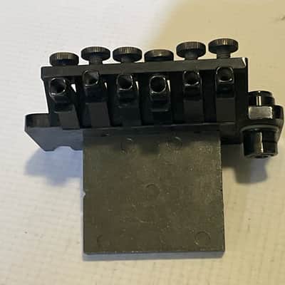 1980's Kramer Model Guitars Black Floyd Rose II Licensed Tremolo Guitar Bridge image 6