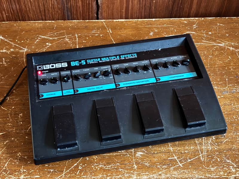 BOSS BE-5 GUITAR MULTIPLE EFFECTS w/ 100-240V power supply image 1