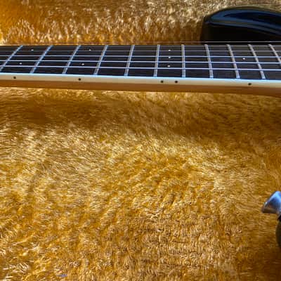 1987 Mosrite Custom Unique Black & Sunburst Vibramute Vintage OHSC image 12