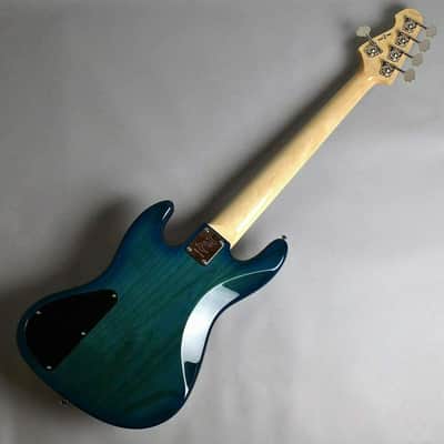 New ATELIER Z JS-5 CUSTOM TP-BLU BST/M 5th Electric Bass Guitar image 4