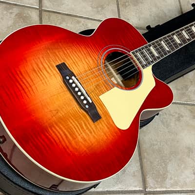 2025 Gibson Les Paul Parlor Acoustic-Electric Guitar Vintage Cherry Sunburst image 4