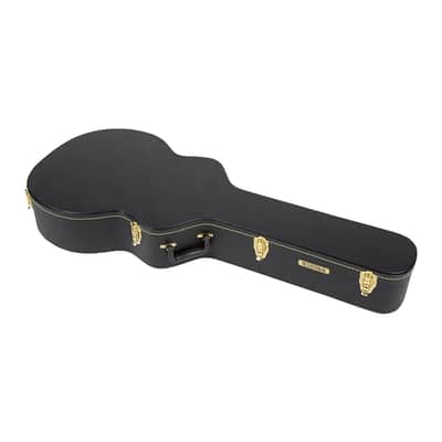 Gretsch G6302 Custom Hard Shell Flat Top Telex Finish Solid Wood Case for 12-String Acoustic Guitars (XL, Black) image 2