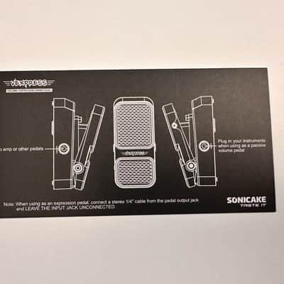 SONICAKE Vexpress Passive Volume Expression Guitar Effects Pedal 2020s - Brown image 7