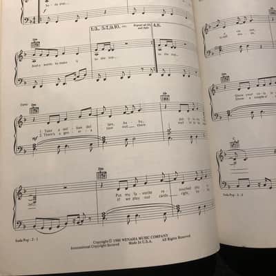 John Fogerty - Eye of the Zombie Piano/vocal/Guitar Songbook Vintage 1987 Used image 3