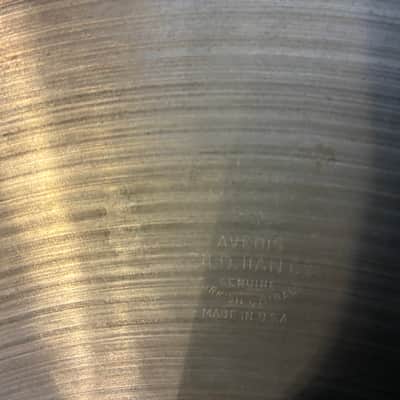 Zildjian 17" A. Zildjian '70s Stamp Crash Cymbal 1970s - Traditional image 2
