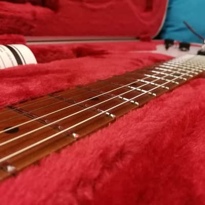 Ibanez AZ2402-PKF Prestige E-Guitar 6 String Pink Flat + Case image 20