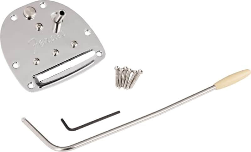 Genuine Fender Panorama Jazzmaster/Jaguar Tremolo System, Chrome image 1