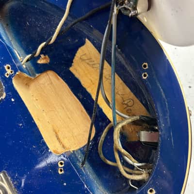 Rickenbacker 4001 Bass w/ Aftermarket HD Case (AzureGlo Blue - 1977) - USED image 11