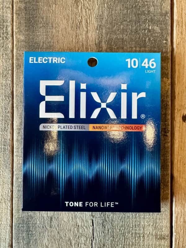 Elixir Nanoweb 10-46 Nickel Plated Steel Strings image 1