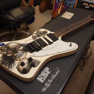 ESP Custom Shop Celebrity Artist Owned by Iron Maiden with Tour Flight Case + COA! Phoenix Firebird image 5