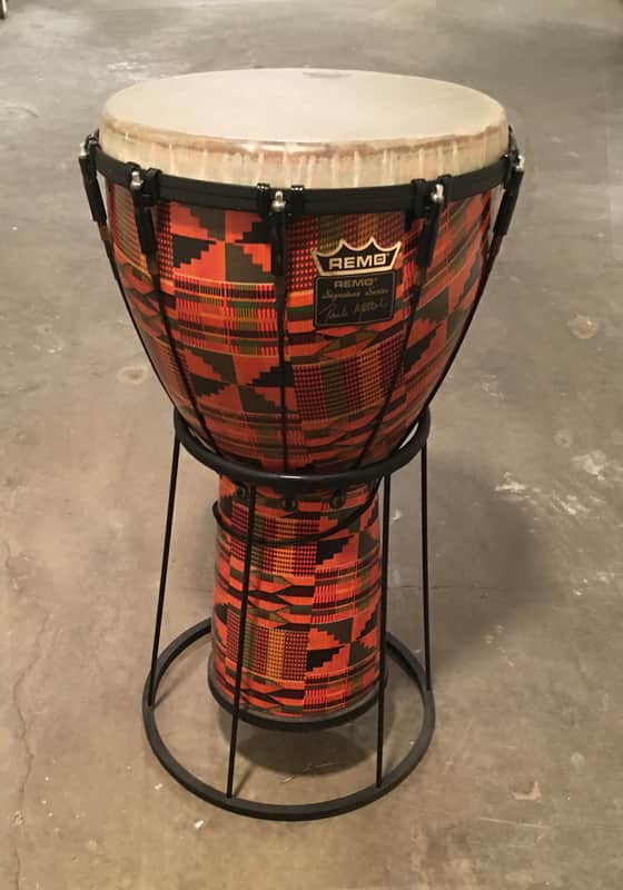 REMO Djembes Paulo Mattioli signature series. w/stand + drum | Reverb