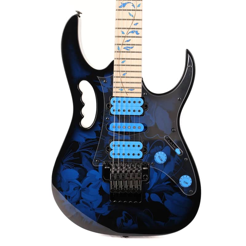 Ibanez JEM77P-BFP Steve Vai Signature Electric Guitar - Blue