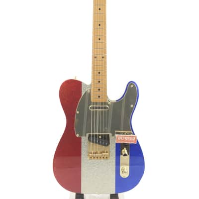 Fender Buck Owens Telecaster 2024 Red, Silver & Blue Sparkle 3473gr image 2