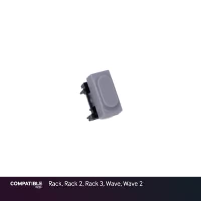 Nord Gray Pushbutton Switch with Cap for Rack, Rack 2, Rack 3, Wave, Wave 2