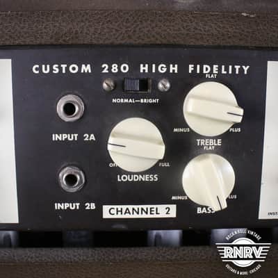 Magnatone Model 280 Custom 2-Channel 50-Watt 2x12" Combo Buddy Holly image 8