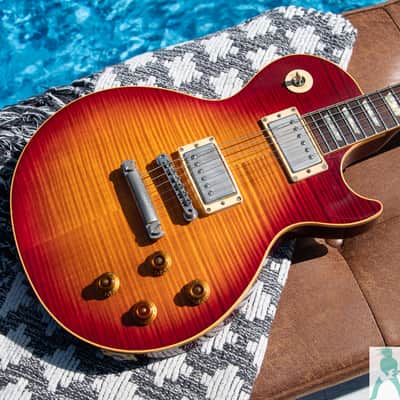 1989 Gibson ‘59 Les Paul Pre-Historic Flametop Reissue - '57 Classic PAF's! - AAAA Killer Top! Heritage Cherry Sunburst - Yamano Export w OHSC & Pro Set Up! (Perfect Frets/Action/Intonation) image 3