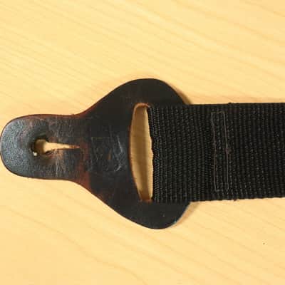 Vintage Ace USA Black Polyweb Guitar Strap Made In USA Adjustable image 3