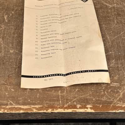 Vintage Neumann U 87 Condenser Microphone. All Original 1975. U87. SN 24582 image 25