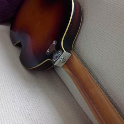 Eko Violin Bass, Left handed, Sunburst 1960s image 9