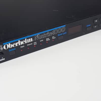 Oberheim Matrix 1000 Rackmount 6-Voice Synthesizer 1987 - Black image 2