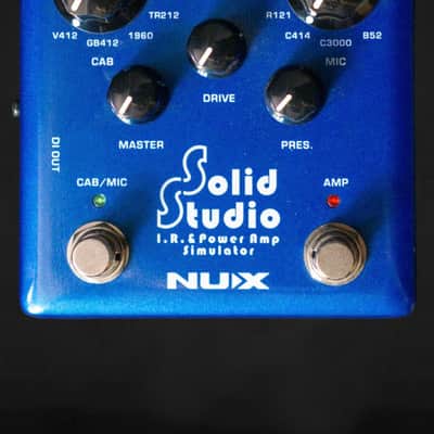Immagine NU-X Solid Studio IR Cabinet & Power Amp Simulator Pedal - 1