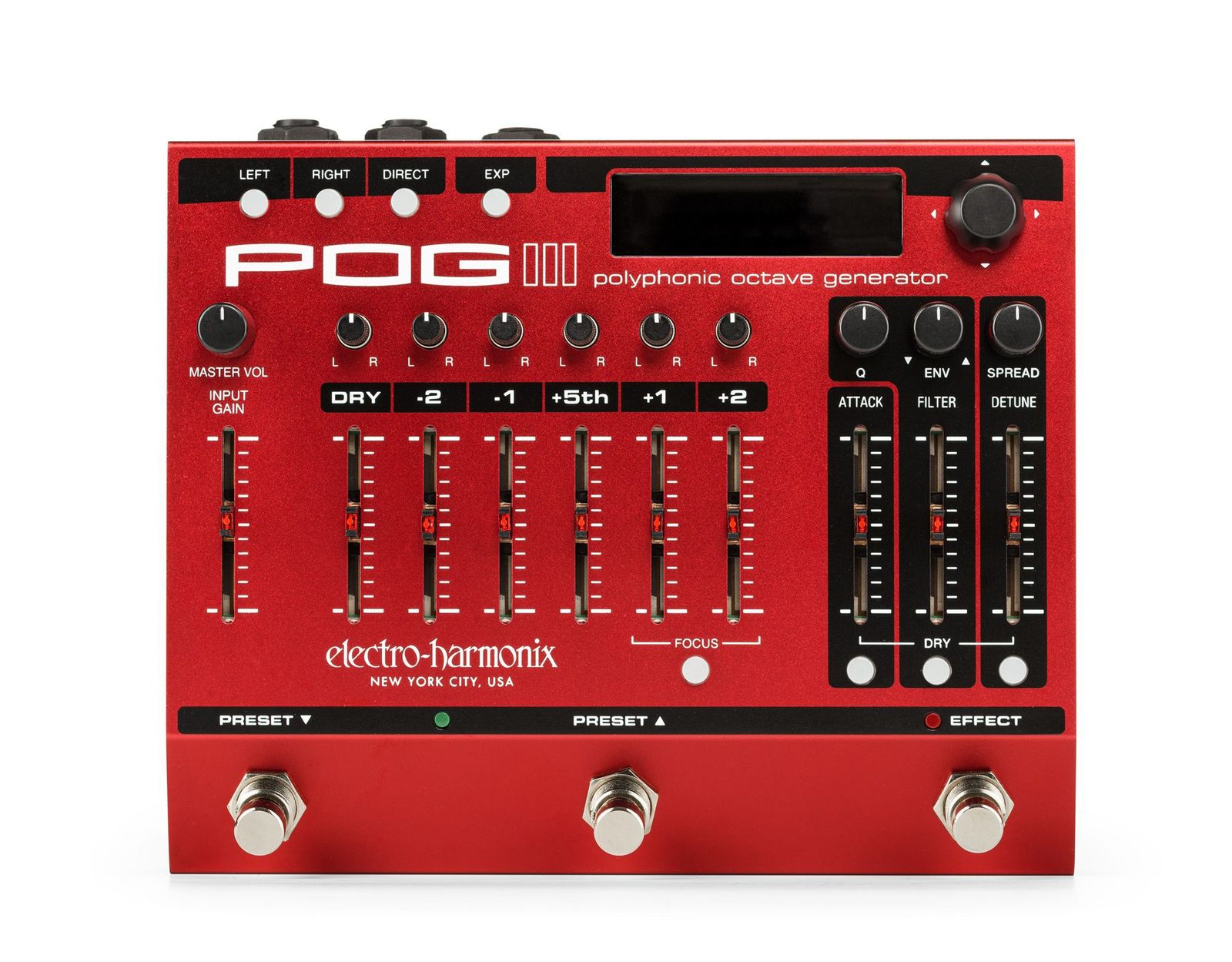 Electro-Harmonix POG3 Polyphonic Octave Generator | Reverb