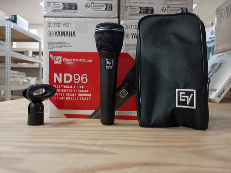 Electro-Voice ND96 Supercardioid Dynamic Vocal Microphone - Black image 1