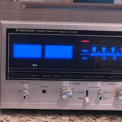 VINTAGE PIONEER SX-838 RECEIVER 50WPC Serviced, Cleaned,Tested, New LED'S (NICE) image 2
