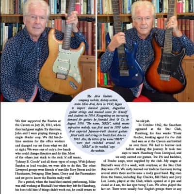 Fender Stratocaster 1963 OWNED BY MIKE PENDER OF THE SEARCHERS Love Potion Number 9! Vintage 60s American Strat Artist USA Pre-CBS Guitar image 12