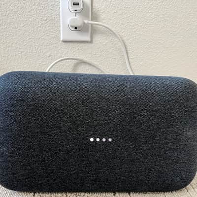 Google Home Max Smart Assistant Speaker- Charcoal H0B "Hey Google" Nice image 1