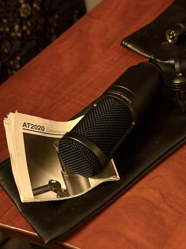 Audio-Technica AT2020 Large Diaphragm Cardioid Condenser Microphone