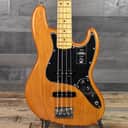 Fender American Professional II Jazz Bass Maple Neck - Roasted Pine with Hard Shell Case