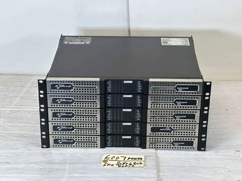 POWERSOFT 4804 DSP+D QUATTROCANALI 4800 WATT 2CH AMPLIFIER #6007 (THS) image 1