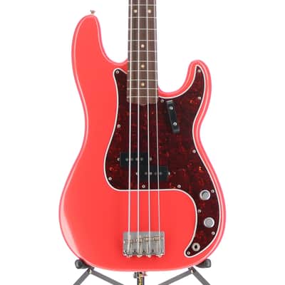 Fender Certified Pre-Owned Vintera® II Road Worn® '60s Precision Bass®, Rosewood Fingerboard, Fiesta Red (P9) (98077) image 1