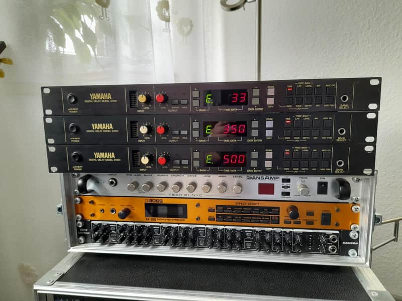 Yamaha D1500 Digital Delay (3 Units) image 1
