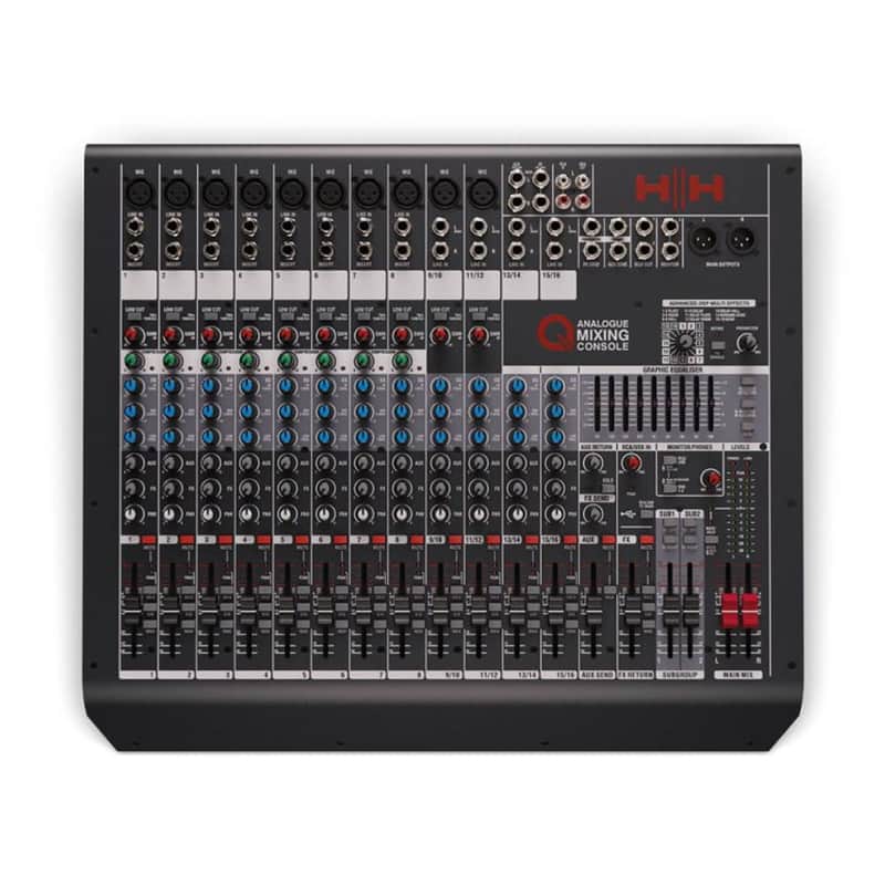 HH Audio Q16FX Q Series 16-Channel Stereo Mixing Console w/DSP image 1