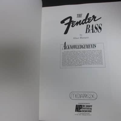 Fender- The Fender Bass Book 1990-New'Old Stock' image 4