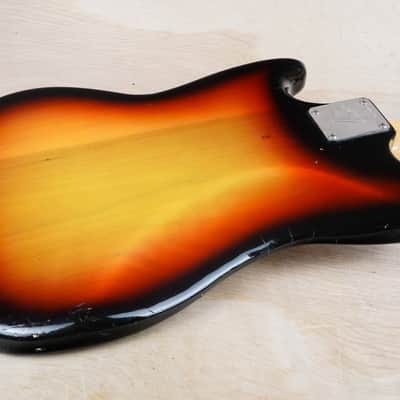 Fender Mustang Bass 1975 Sunburst Vintage USA Short Scale Bass w/ OHSC image 6