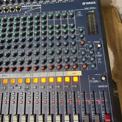 Yamaha MG206C 20 Channel Mixer 2010s - Blue image 13