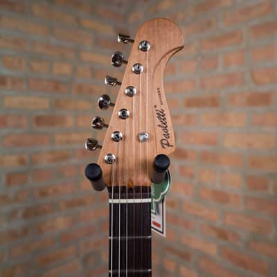 Paoletti Nancy Loft SH “Relic White Over Sunburst” Handcrafted Italian Reclaimed Chestnut Roasted Maple image 3